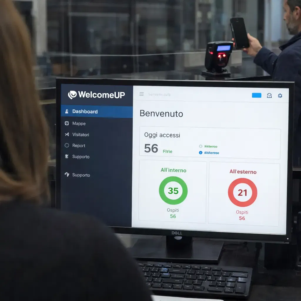 dashboard controllo accessi in tempo reale