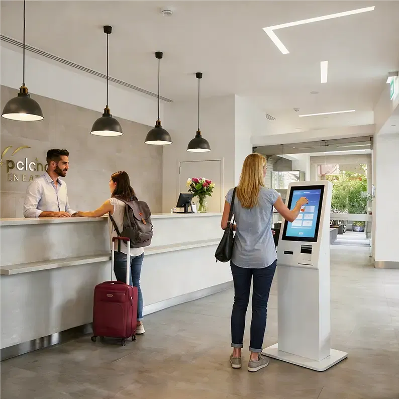 reception virtuale accoglienza con welcomeup